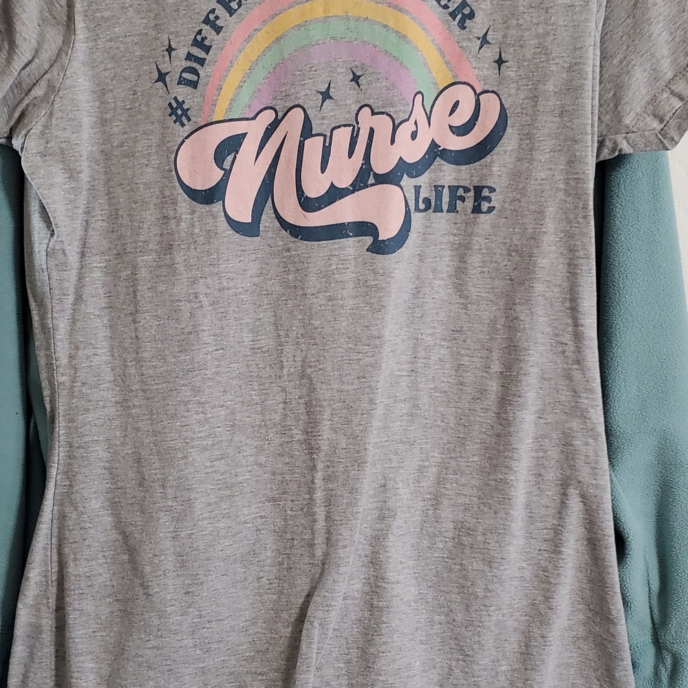 Gray Nurse Life Graphic Tee